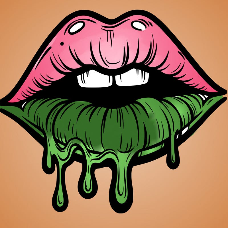 lips that look realistic and drip