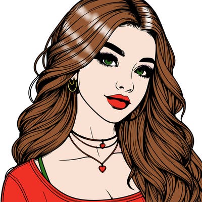 detailed realistic girl