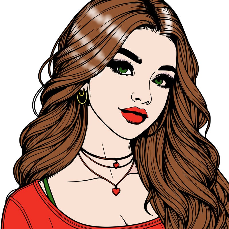 detailed realistic girl