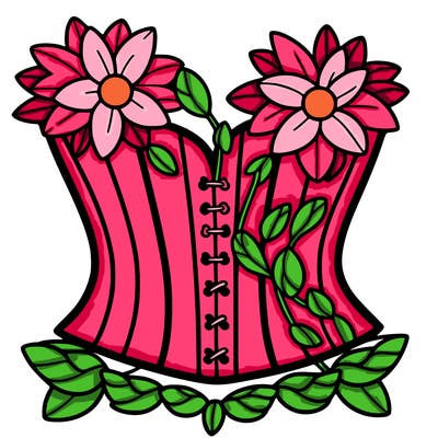 flower corset