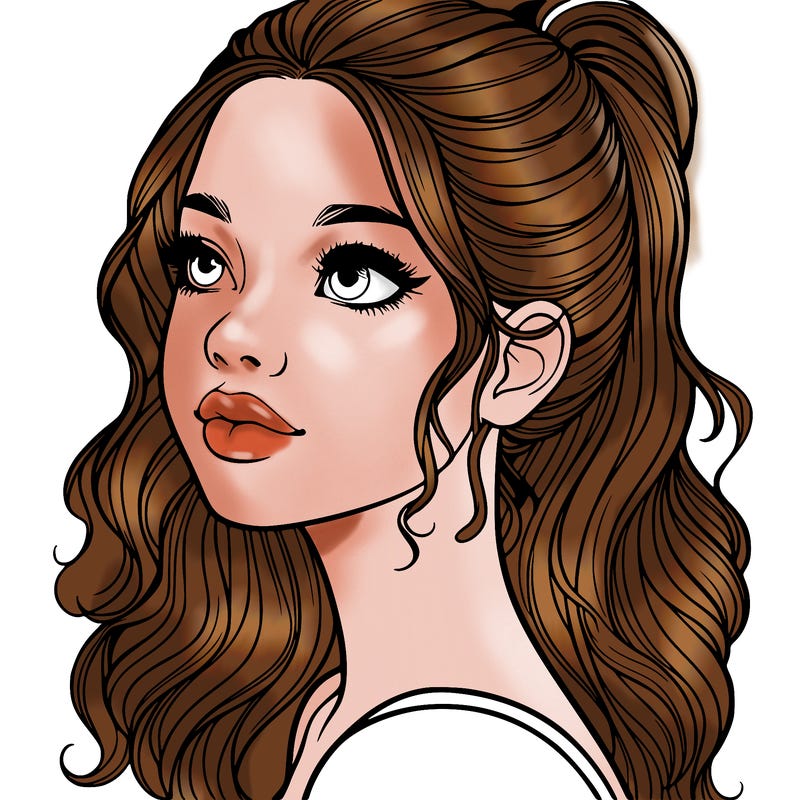 beautiful realistic girl