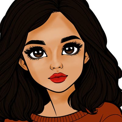 realistic girl whith cute eyes