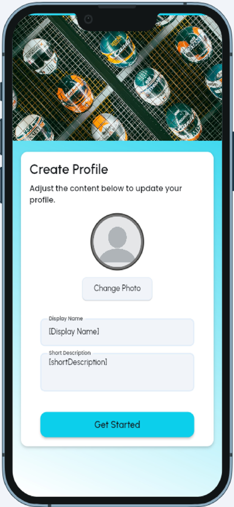 TorqueBase App - User profile creation screen for TorqueBase social app for automotive enthusiasts