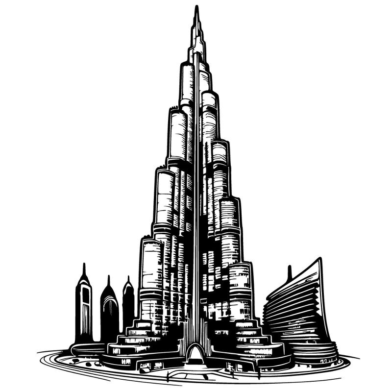 a futuristic skyscraper in dubai taller than the burj khalifa