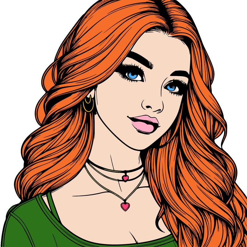 detailed realistic girl