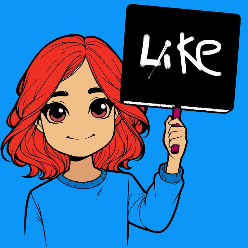 realistic girl holding up a sign