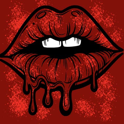 lips that look realistic and drip