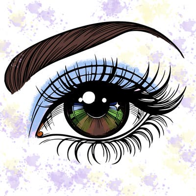 a beautiful eye