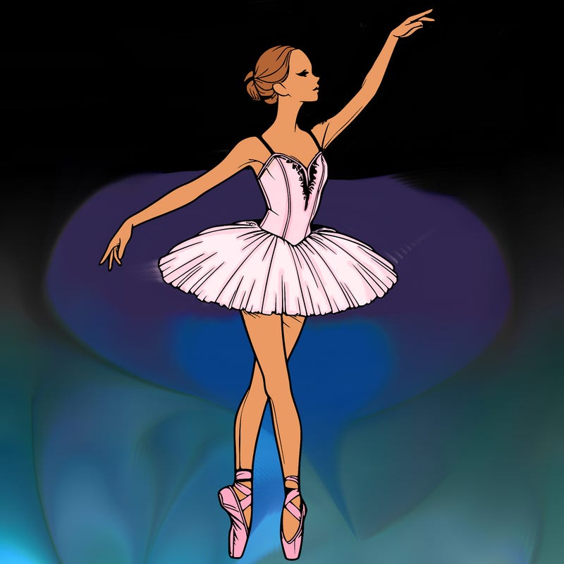 realistic ballerina