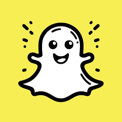 regular snapchat logo