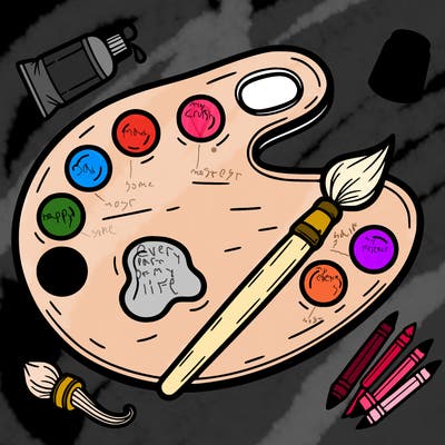 artist paint palette