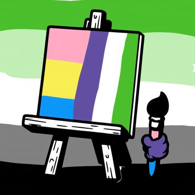 blank canvas ready to be painted on