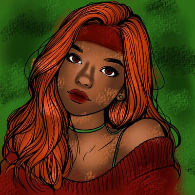 beautiful teenage woman realistic