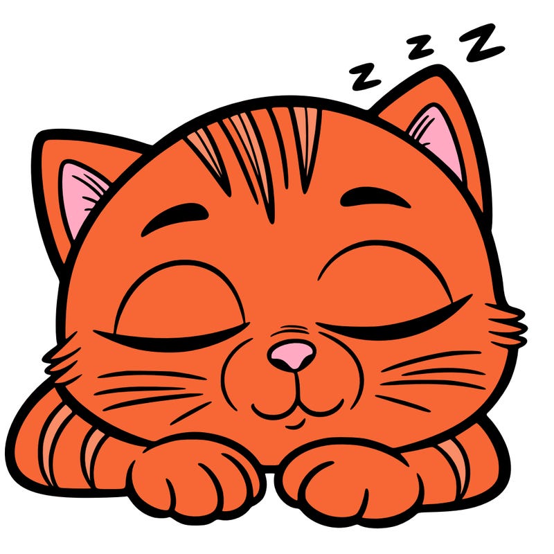 sleepy cat