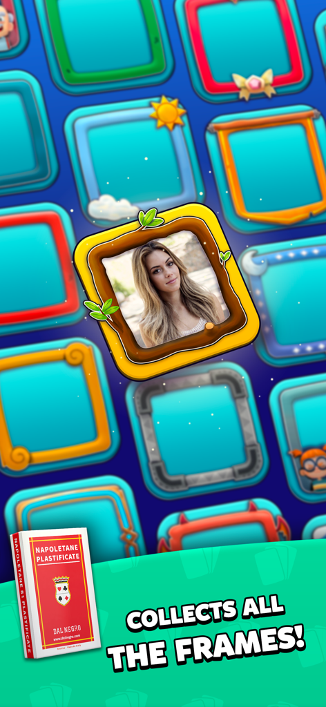 Briscola Dal Negro - Collection of colorful decorative avatar frames in the Briscola Dal Negro card game