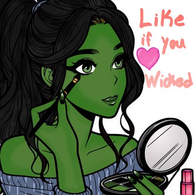 a realistic girl doing her makeup