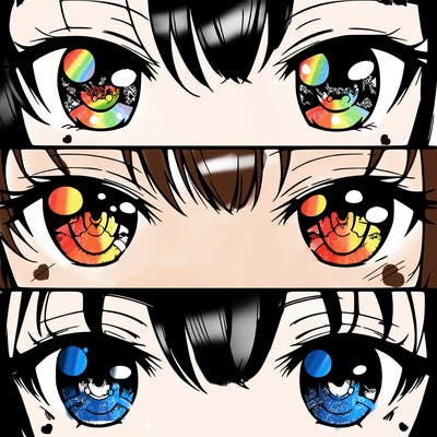 anime eyes