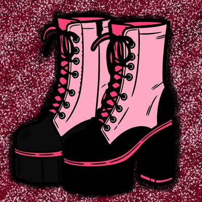 boots with a heel bottom