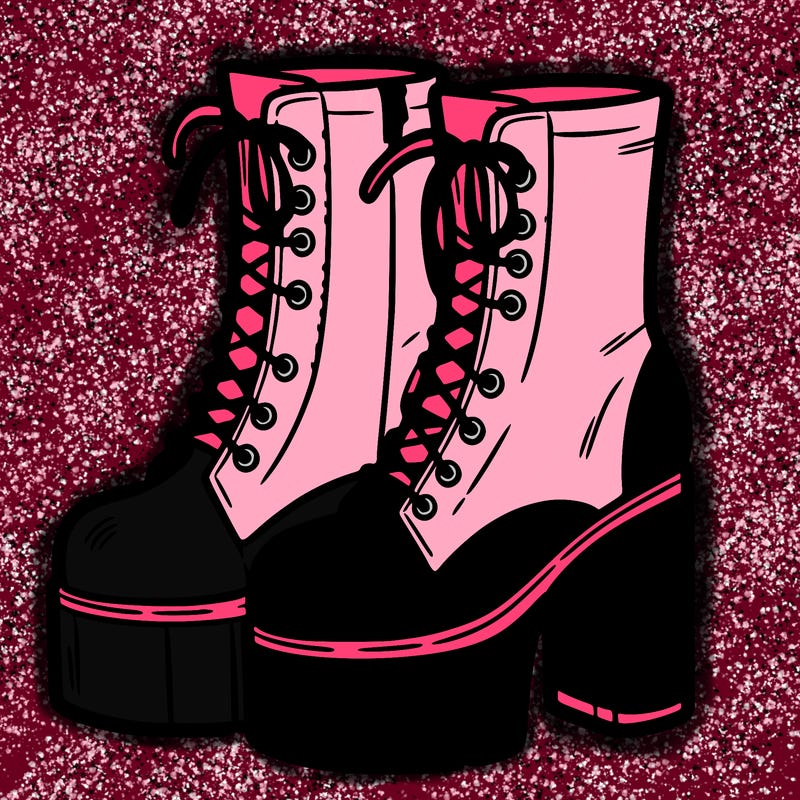 boots with a heel bottom