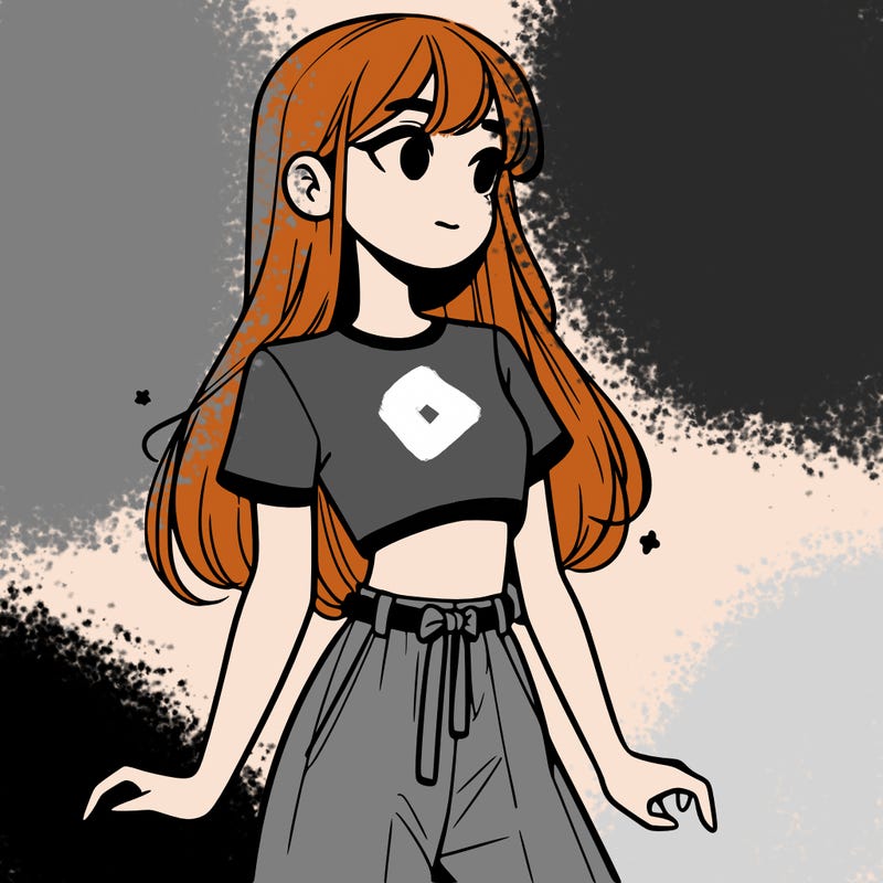 girl in a cute crop top