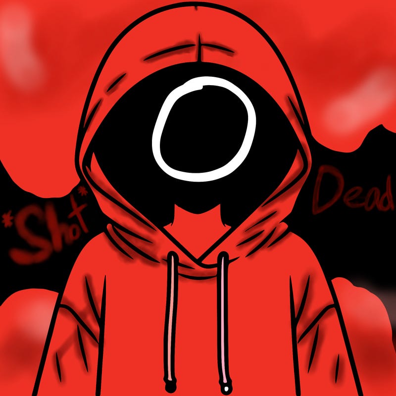 faceless girl in hoodie