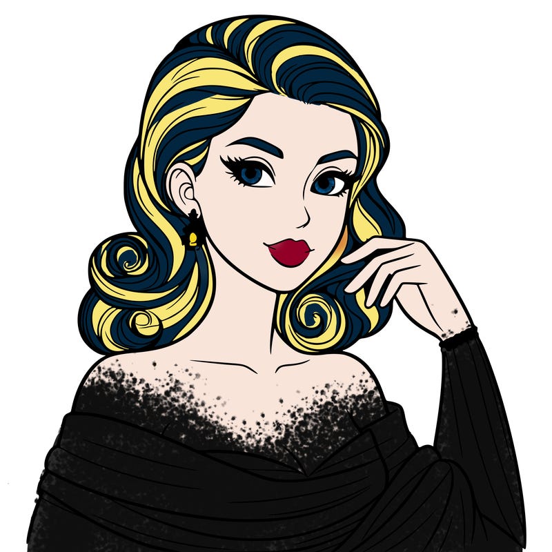 an elegant woman