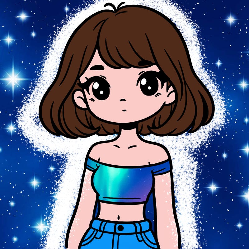 girl in a cute crop top