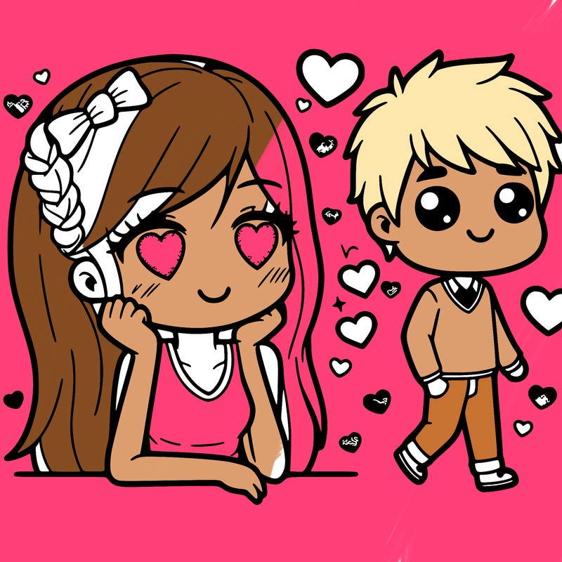 a girl who has a crush