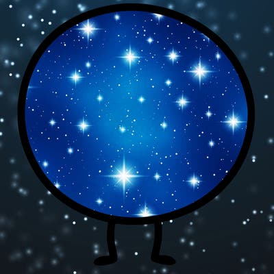 a plain circle with nothing else