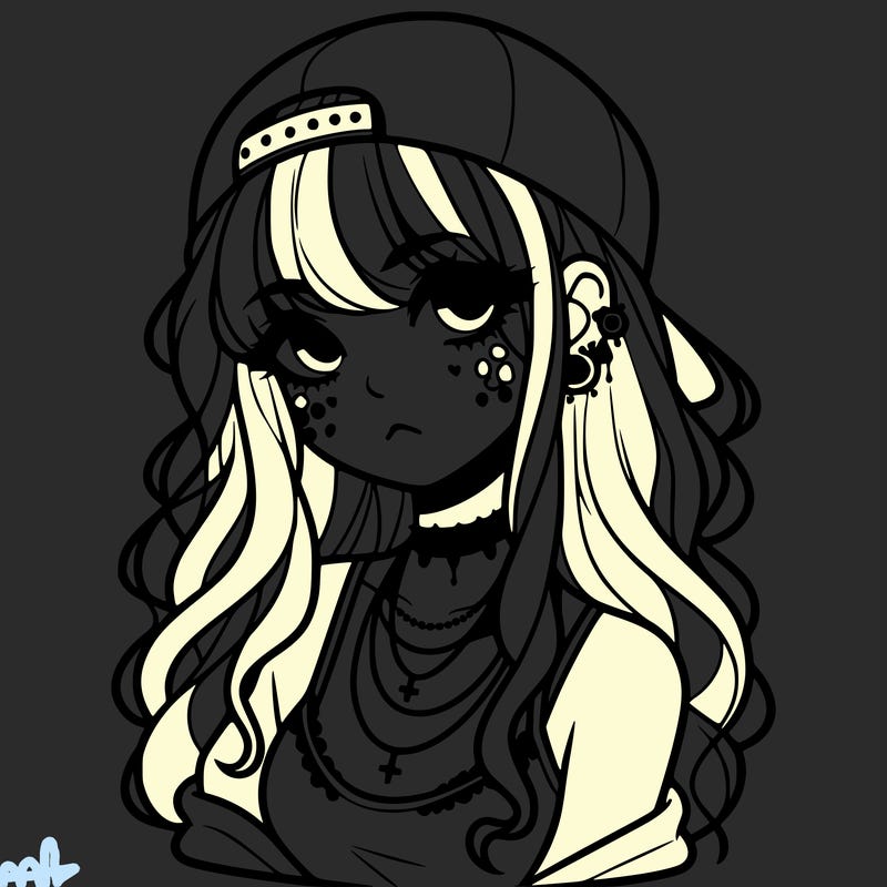 scene girl aesthetic