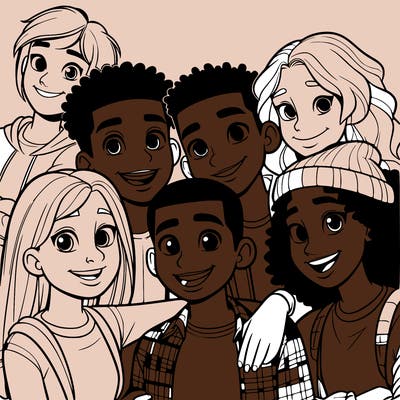 a mixed friend group