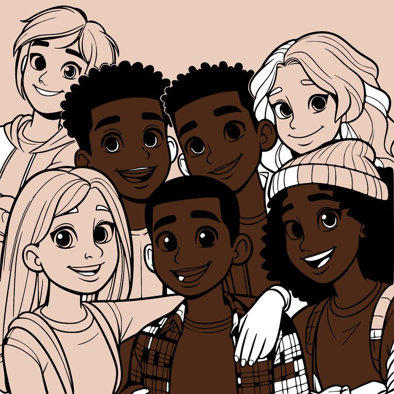 a mixed friend group