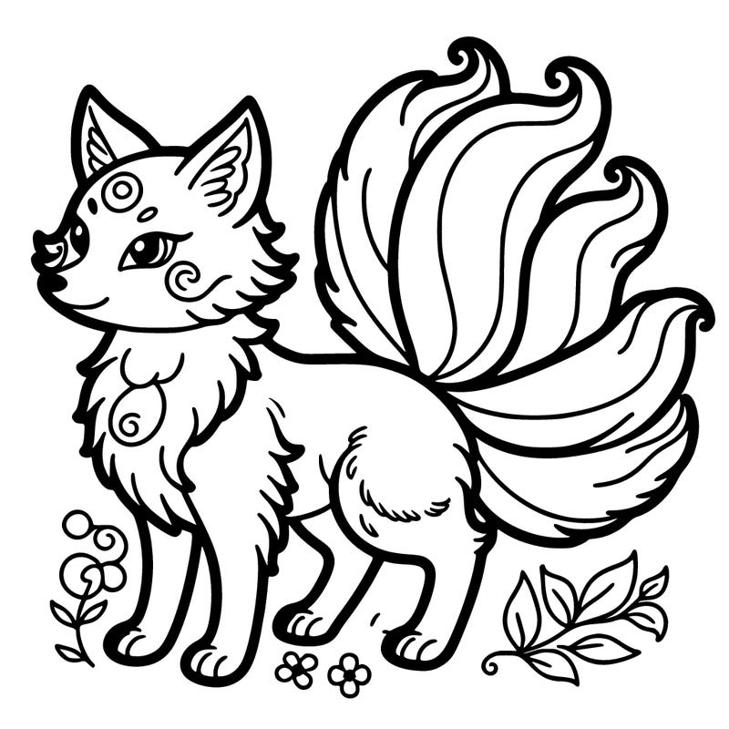 nine tailed fox