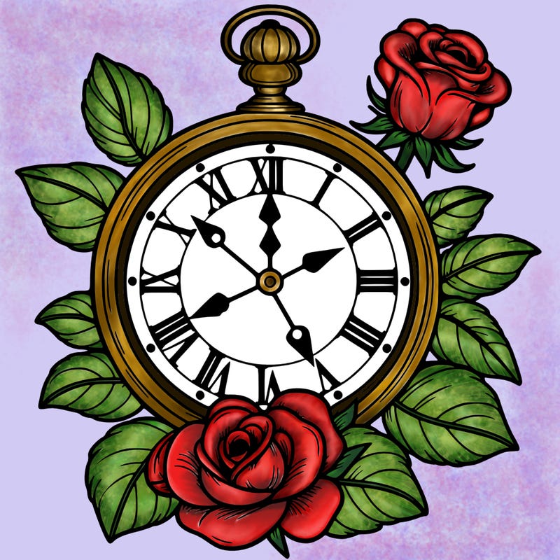 rose clock