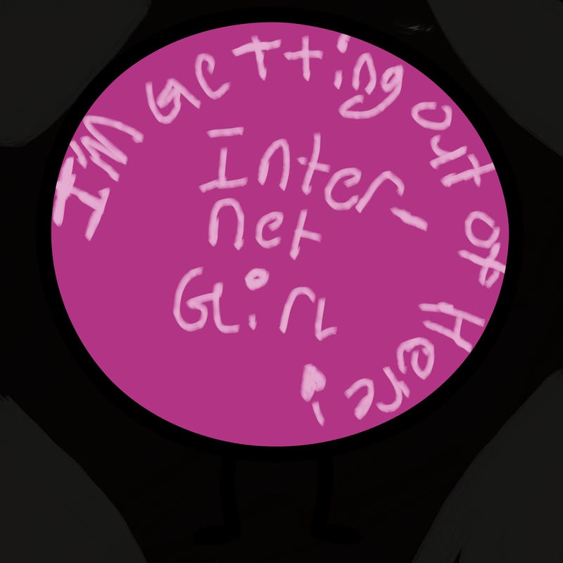 a plain circle with nothing else