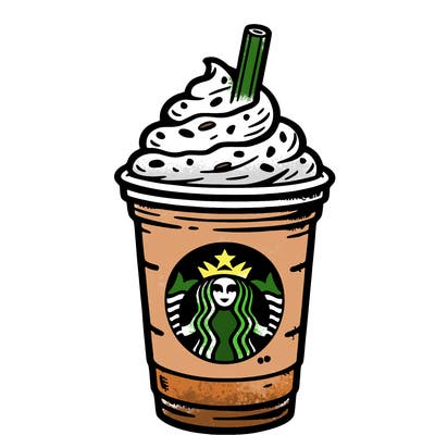 starbucks, frappuccino