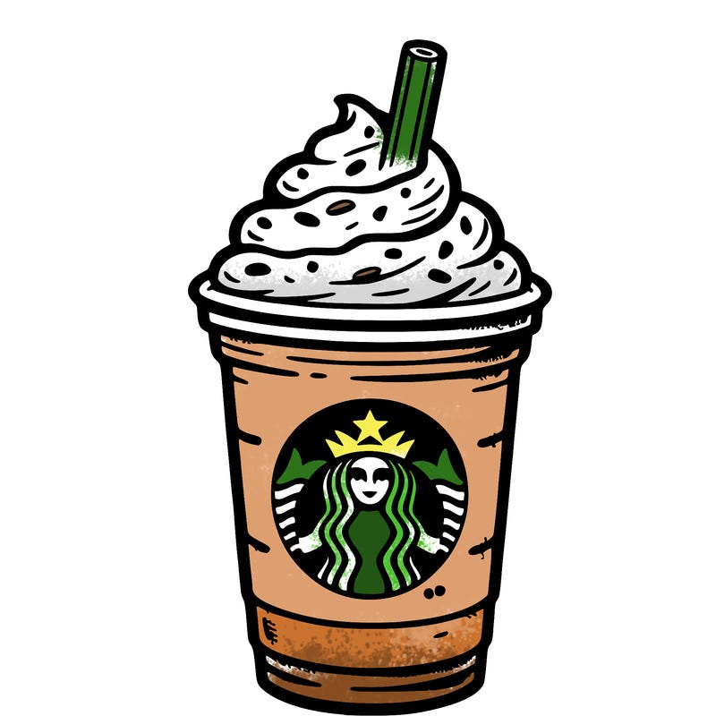 starbucks, frappuccino