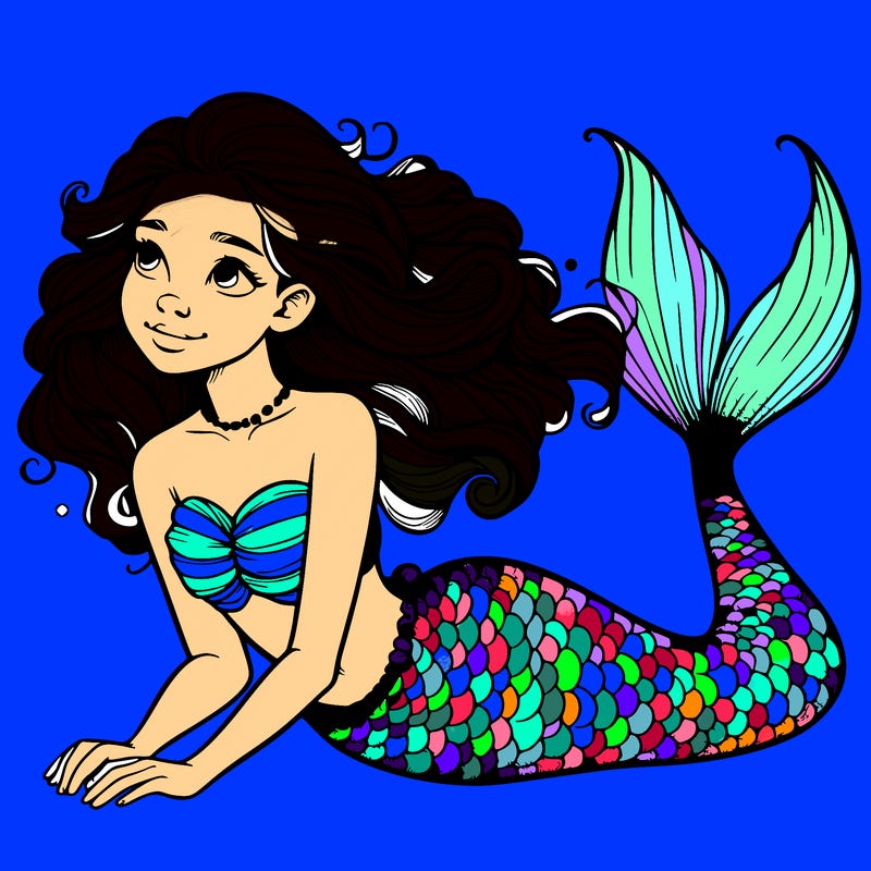 a realistic mermaid