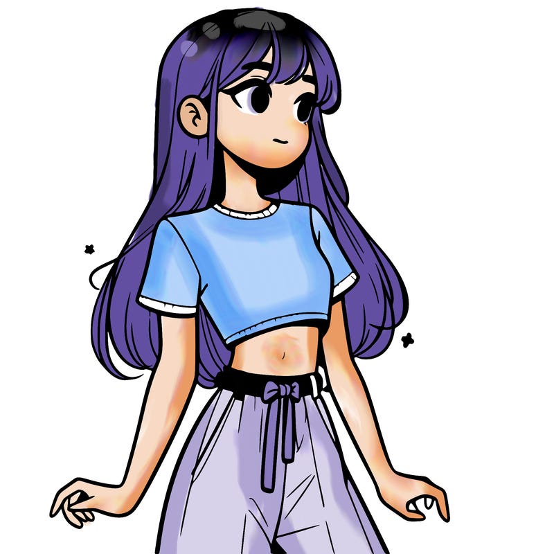 girl in a cute crop top