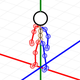 Stick Figure 3D Pose