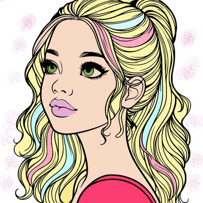 beautiful realistic girl