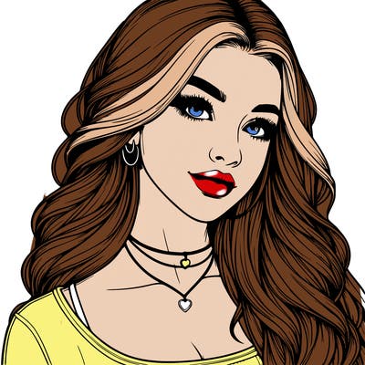 detailed realistic girl