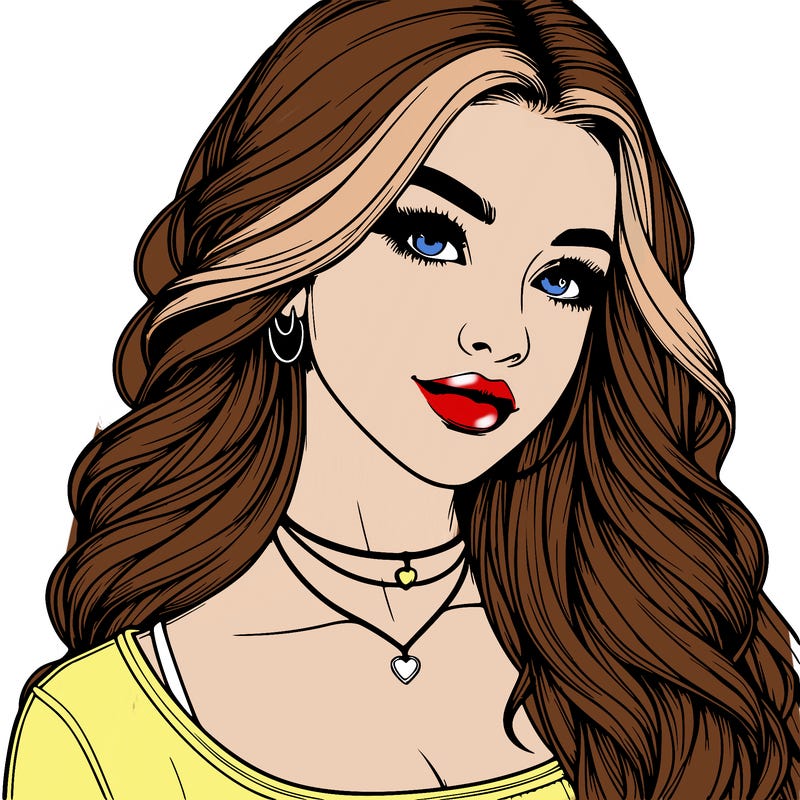 detailed realistic girl