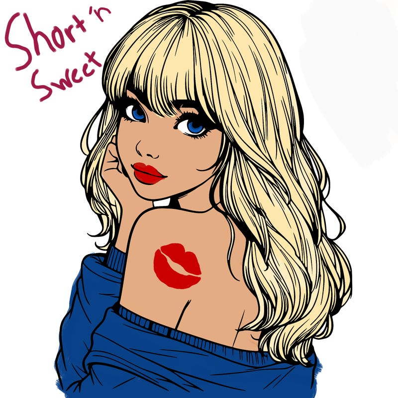 realistic girl with bangs looking over her shoulder