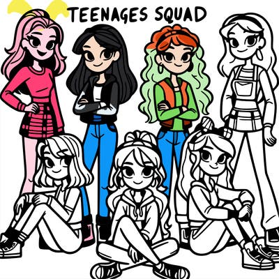 teenage girls squad