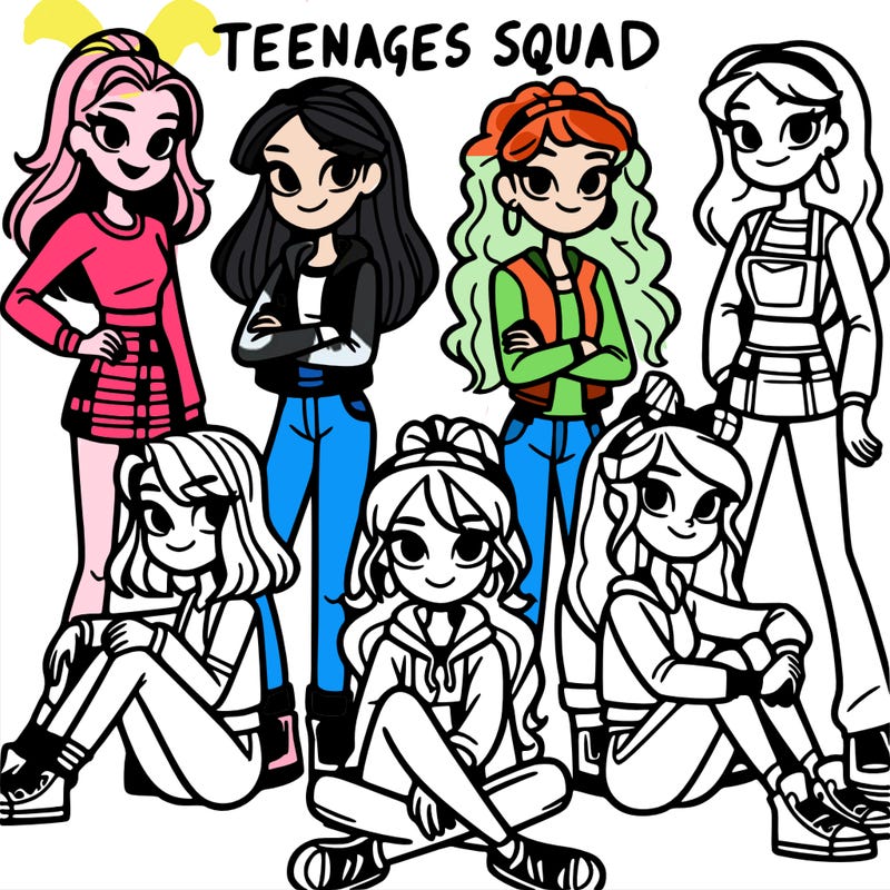 teenage girls squad