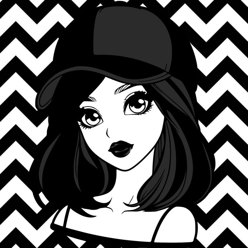 semi realism beautiful girl wearing cap