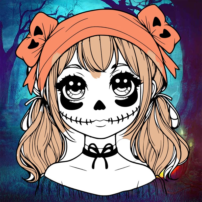 realistic girl halloween