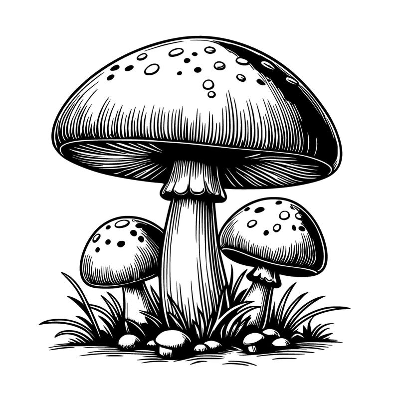 mushroom realistic
