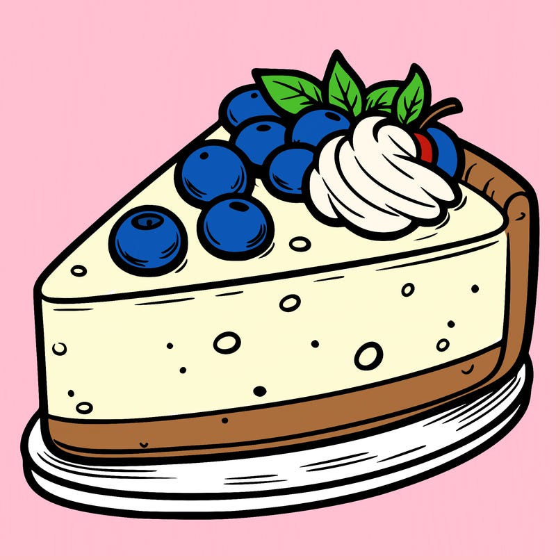 a cheesecake